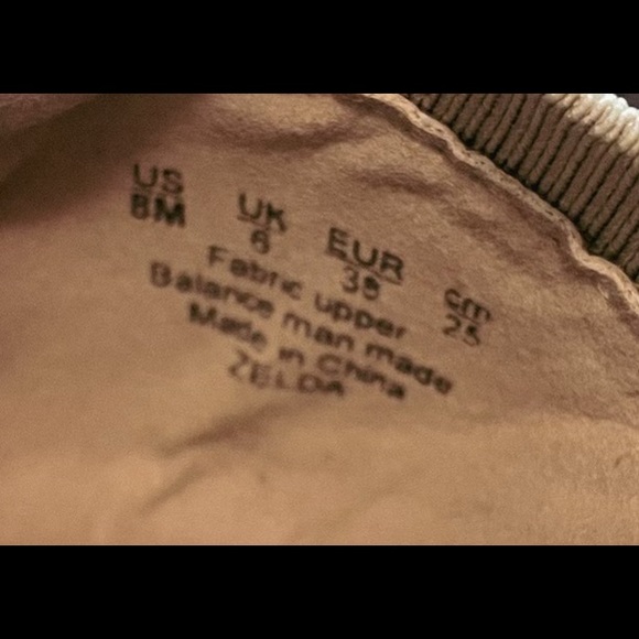 Fergalicious by Fergie Platform Slip-On Flats (Tan w/ Gold). Our Inventory:1-6 - Picture 6 of 6